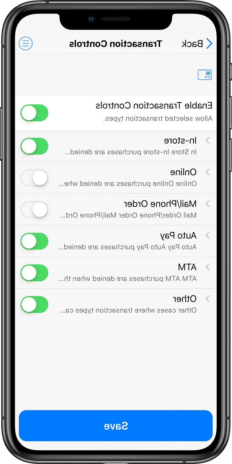 Transaction Controls